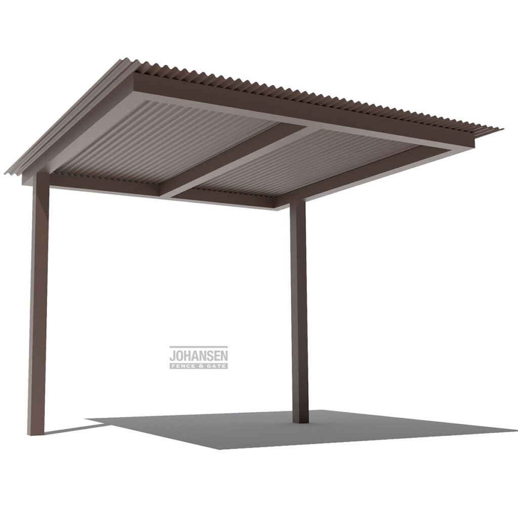 10×10 sq2 brown corrugated