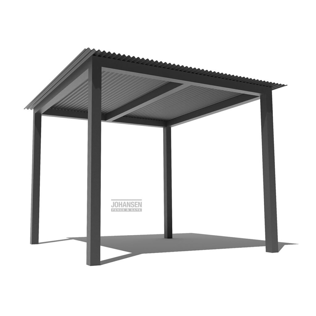 10×10 sq4 black corrugated