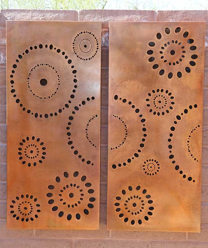 art 0017 close up wall art Circle dot pattern