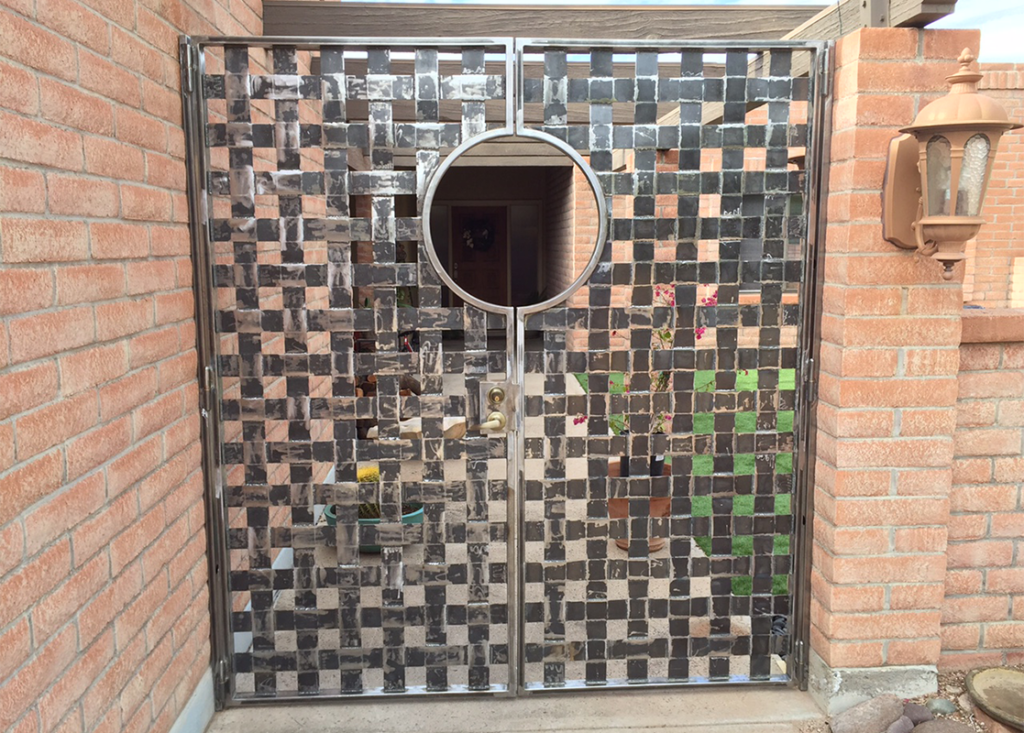 fencing 0000 woven gate no finish 1